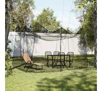vidaXL Mosquitera para exteriores, malla 220, negra, 300 x 300 x 250 cm