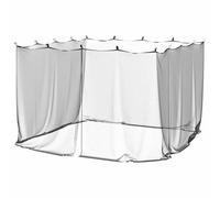 vidaXL Mosquitera para Exteriores Malla 220 Negra 300x300x200 cm, mosquiteras para Cama, mosquitera Plegable, mosquitera para Camping