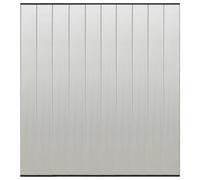 vidaXL Mosquitera para puerta 10 pzas cortina de malla negro 240x240cm