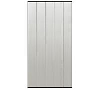 vidaXL Mosquitera para Puerta 5 Piezas Cortina de Malla Tela Insectos Moscas Avispas Abejas Balcón Terraza Protección Negro 120x240 cm