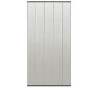vidaXL Mosquitera para puerta 5 pzas cortina de malla negro 120x240 cm