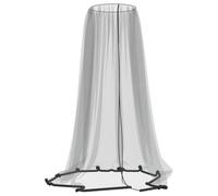 vidaXL Mosquitera para sombrilla 220 – malla negra – Φ300x230 cm