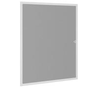 vidaXL Mosquitera para Ventanas, Malla de Protección contra Mosquitos y Moscas, Tela Mosquitera Recortable con Marco, Blanco 80x100 cm