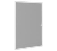 vidaXL Mosquitera para ventanas Malla de protección recortable con marco blanco 80x120 cm