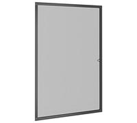 vidaXL Mosquitera para ventanas gris antracita 80x120 cm