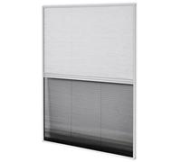 vidaXL Mosquitera Plisada de Ventana Contra el Sol Aluminio 60x80cm Persiana
