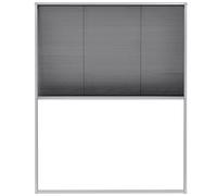 vidaXL Mosquitera Plisada para Ventana Aluminio 80x100 cm Persiana Antinsectos