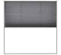 vidaXL Mosquitera Plisada para Ventanas Aluminio 120x120cm