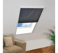 vidaXL Mosquitera plisada para ventanas aluminio 60x80cm