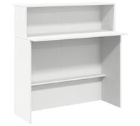 vidaXL Mostrador de recepción blanco 100x50x103,5 cm madera de ingeniería
