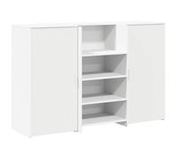 Mostrador De Recepción Blanco 155x50x103,5 Cm Madera Ingeniería Vidaxl