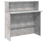 vidaXL Mostrador de recepción 100x50x103,5 cm - Varios colores (Roble ahumado, Gris hormigón)