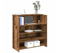 vidaXL Mostrador de recepción madera vieja 100x50x103,5 cm
