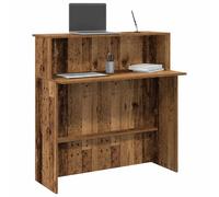vidaXL Mostrador de recepción madera vieja 100x50x103,5 cm