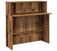 vidaXL Mostrador de recepción madera vieja 100x50x103,5 cm
