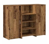 vidaXL Mostrador de recepción Madera Vieja 135x50x103,5 cm