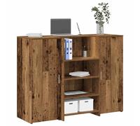vidaXL Mostrador de recepción madera vieja 135x50x103,5 cm