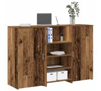 vidaXL Mostrador de recepción madera vieja 155x50x103,5 cm