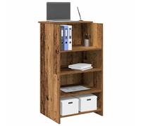 vidaXL Mostrador de recepción madera vieja 55x50x103,5 cm