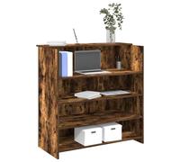 vidaXL Mostrador de recepción roble ahumado 100x50x103,5 cm