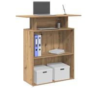 vidaXL Mostrador de recepción roble artisian 100x40x104 cm
