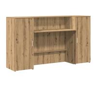 vidaXL Mostrador de recepción Roble artisian 180x50x103,5 cm