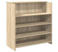 vidaXL Mostrador de recepción Roble Sonoma 100x50x103,5 cm Madera de ingeniería