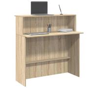 vidaXL Mostrador de recepción Roble Sonoma 100x50x103,5 cm Madera de ingeniería