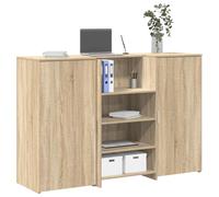 vidaXL Mostrador de recepción roble sonoma 155x50x103,5 cm