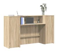 vidaXL Mostrador de recepción roble sonoma 180x50x103,5 cm