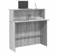 vidaXL Mostrador de recepción sonoma gris 100x50x103,5 cm