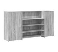 vidaXL Mostrador de recepción sonoma gris 200x50x103,5 cm