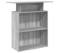 vidaXL Mostrador recepción Sonoma Gris 100x40x104cm Madera ingeniería