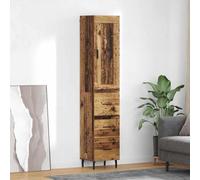 vidaXL Mueble alto Altholz, 34,5 x 34 x 180 cm, material de madera