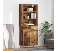 vidaXL Mueble alto Altholz, 69,5 x 34 x 180 cm, material de madera