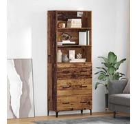 vidaXL Mueble alto Altholz, 69,5 x 34 x 180 cm, material de madera