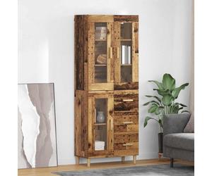 vidaXL Mueble alto Altholz, 69,5 x 34 x 180 cm, material de madera