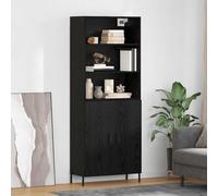vidaXL Mueble alto, color , aspecto de roble, 69,5 x 34 x 180 cm, material de madera
