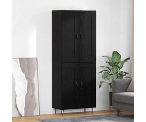 vidaXL Mueble alto, color , aspecto de roble, 69,5 x 34 x 180 cm, material de madera