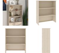 vidaXL Mueble alto superior HAMAR, color miel, 85x35x100 cm, madera maciza - Módulo superior para mueble alto - Módulos superiores para mueble alto - Módulo para mueble alto - Módulo superior de mader