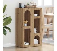 vidaXL Mueble aparador ELST, roble artesanal, 59 x 35 x 100,5 cm, material de madera