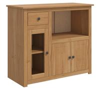vidaXL Mueble aparador para microondas PANAMA, color miel, 99,5 x 44 x 86,5 cm