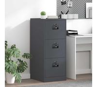 vidaXL Mueble archivador con cajón Antracita 44 x 50 x 106.5 cm