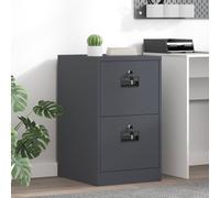 vidaXL Mueble archivador con cajón Antracita 44 x 50 x 74,5 cm