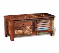 vidaXL Mueble auxiliar para TV Hi-Fi madera maciza reciclada