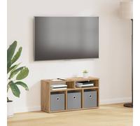 vidaXL Mueble bajo 72 x 22,5 x 38 cm Roble artisan