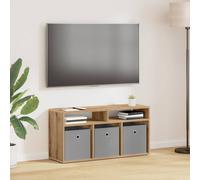 vidaXL Mueble bajo 87 x 27,5 x 43 cm Roble artisan