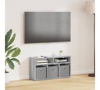 vidaXL Mueble bajo con cajón Gris Sonoma 72 x 22,5 x 38 cm
