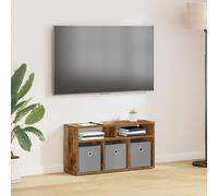 vidaXL Mueble bajo con cajón Madera vieja 72 x 22,5 x 38 cm