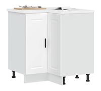 vidaXL Mueble bajo de esquina de cocina Porto Blanco, madera reconstituida